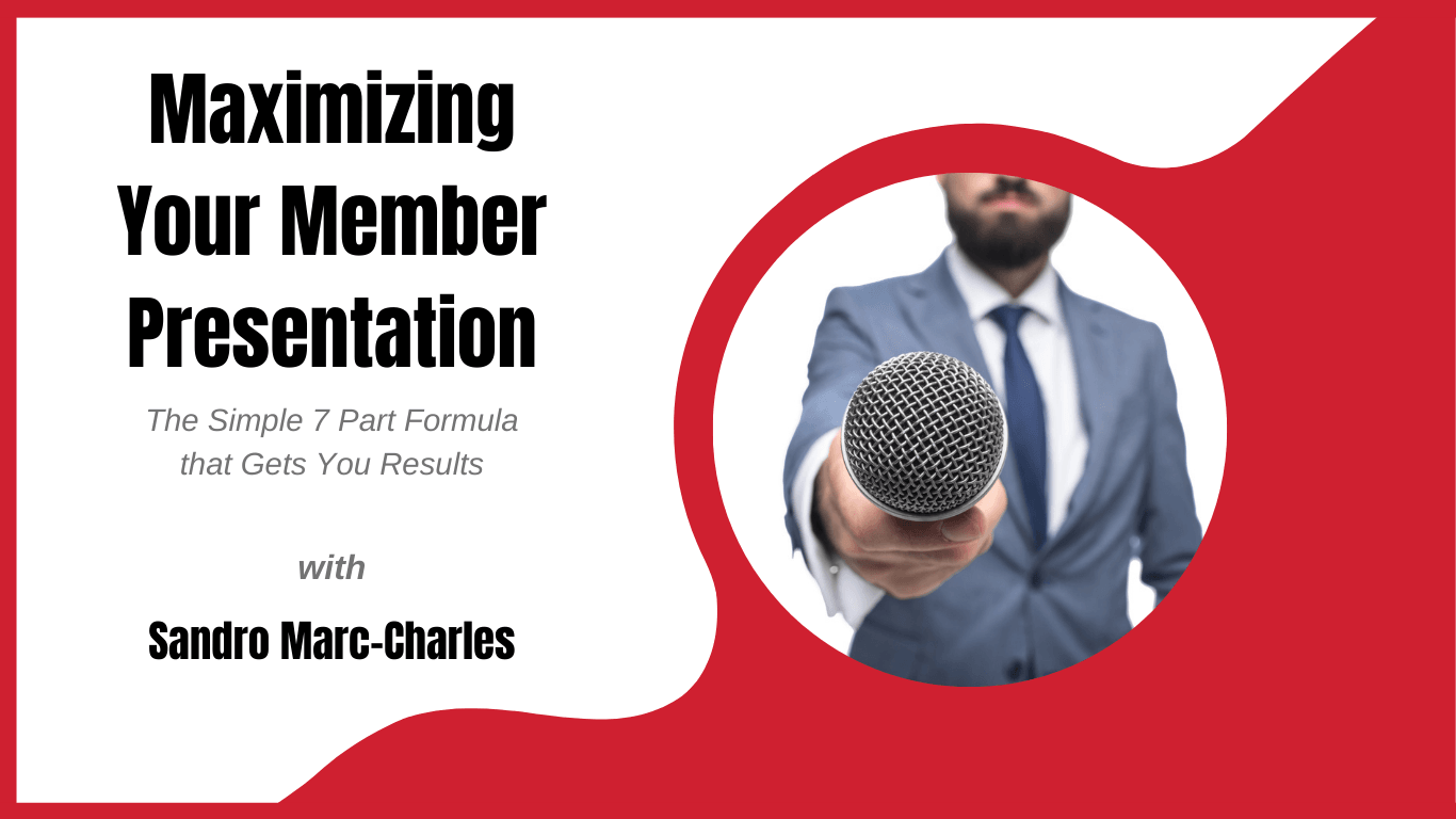Maximizing Your Member Presentation